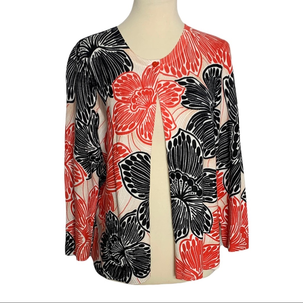 Belford floral cardigan, L